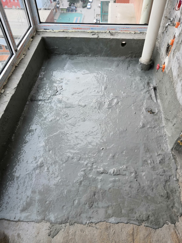 個(gè)人家裝衛(wèi)生間防水施工，K11防水涂料涂刷