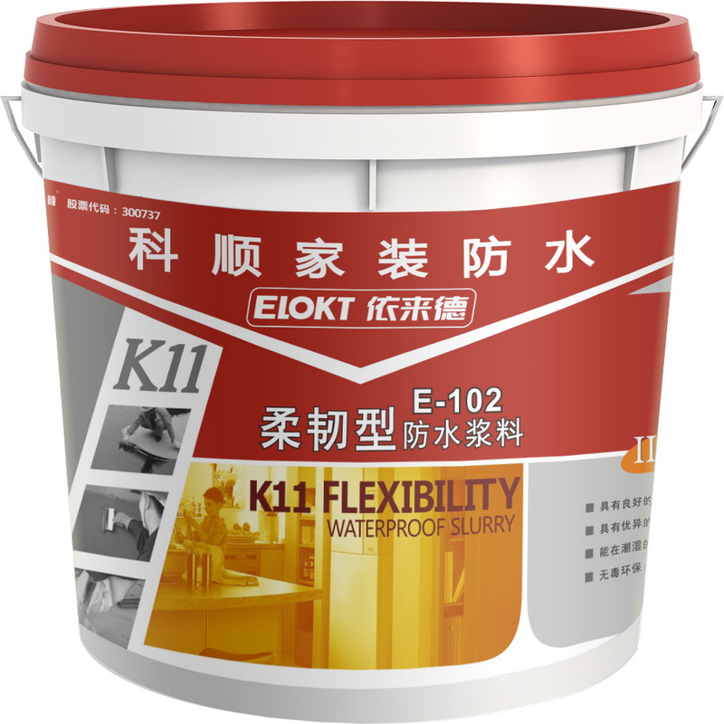 科順家裝防水涂料依來(lái)德E102K11衛(wèi)生間柔韌型