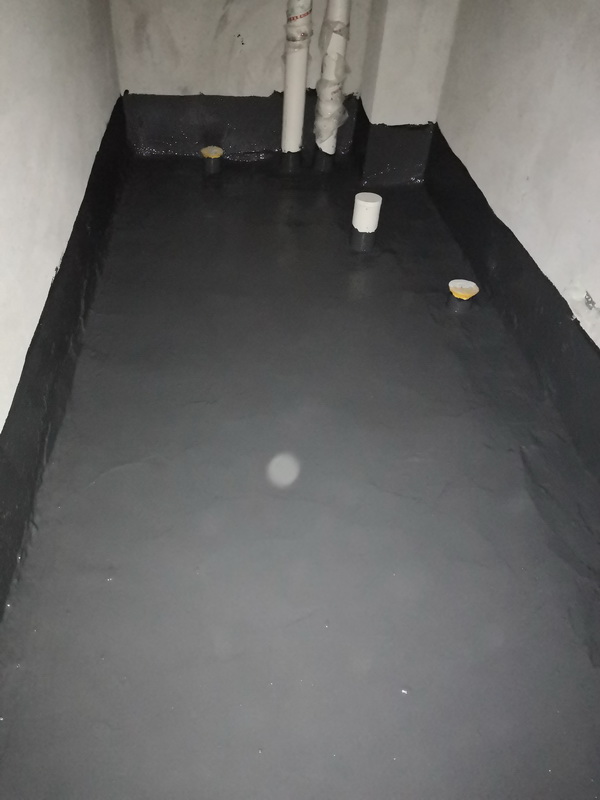 石家莊市紅星街橡榕灣工地-衛(wèi)生間防水施工
