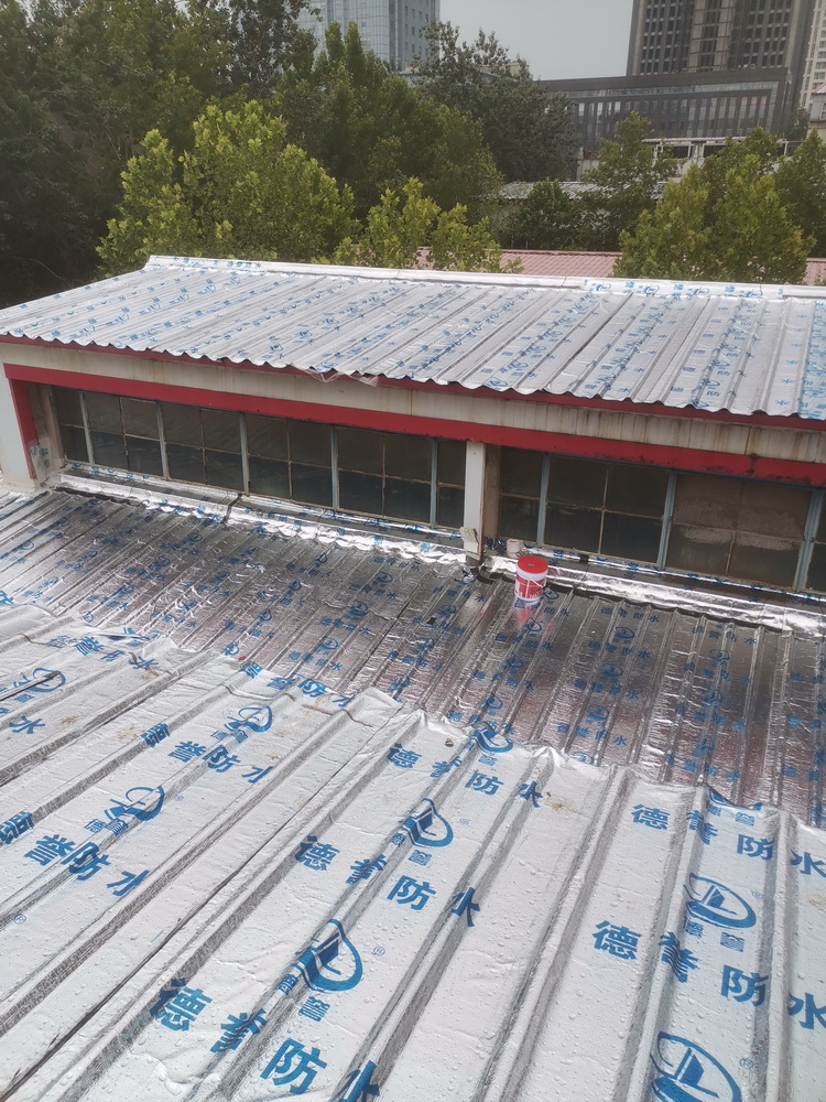 恩嵐防水施工案例--冀凱集團屋頂防水大修施工